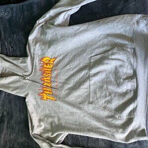Gray thrasher hoodie